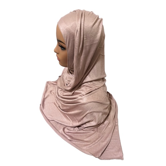 - Hijab Beige Jersey Material Made in Dubai UAE 2/$20 - Picture 3 of 4